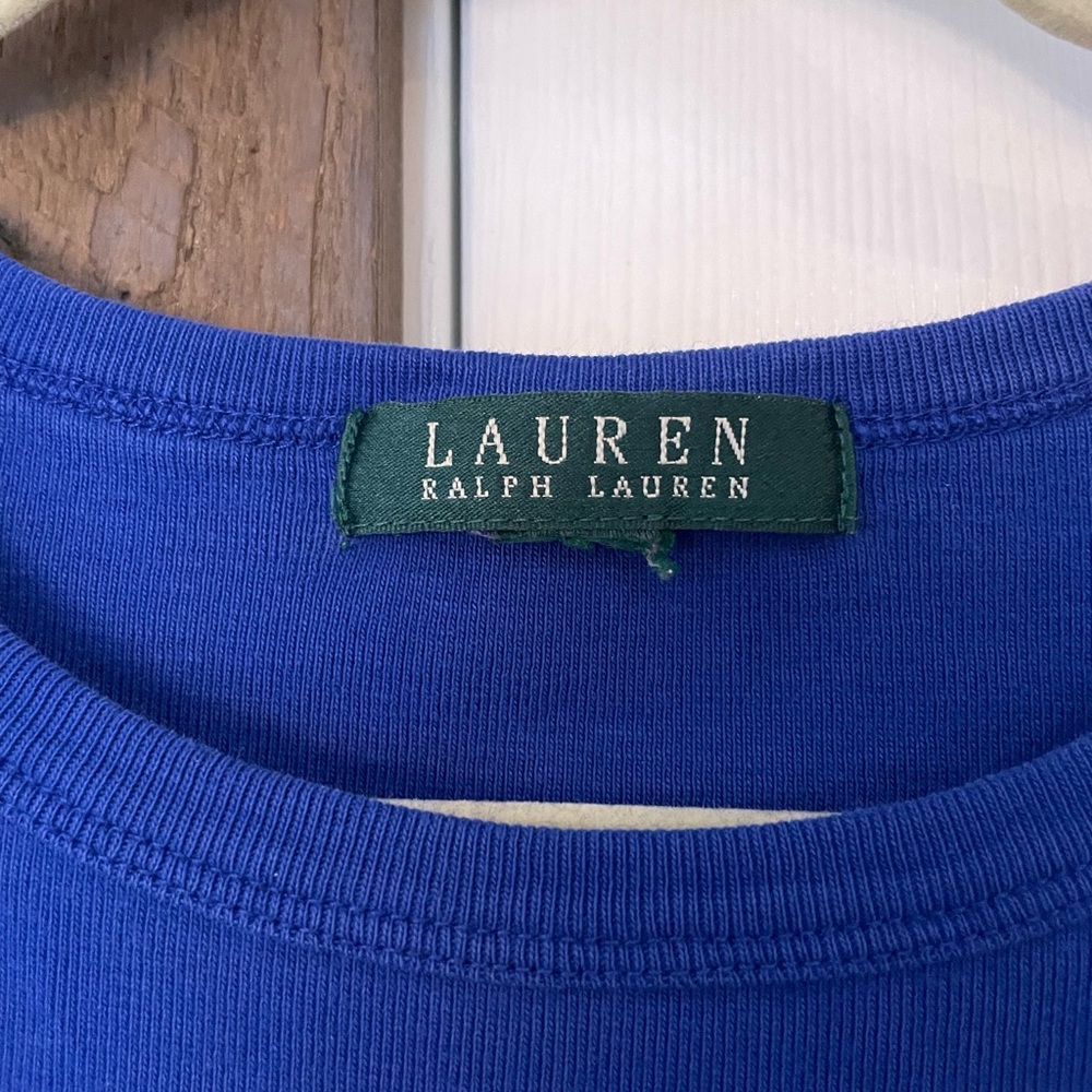 Ralph Lauren Royal Blue Top - Picture 2 of 4